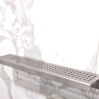 Brushed Stainless Steel Wall-Mount Small Shower Shelf